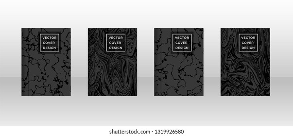Mixture of acrylic paints. Liquid marble texture. Fluid art. Applicable for design cover, presentation, invitation, flyer, annual report, poster and business card, desing packaging - Vector