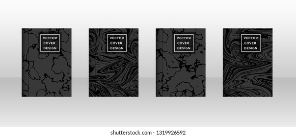 Mixture of acrylic paints. Liquid marble texture. Fluid art. Applicable for design cover, presentation, invitation, flyer, annual report, poster and business card, desing packaging - Vector
