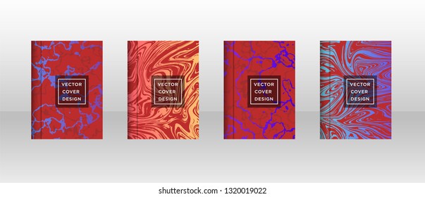 Mixture of acrylic paints. Liquid marble texture. Fluid art. Applicable for design cover, presentation, invitation, flyer, annual report, poster and business card, desing packaging - Vector
