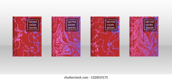 Mixture of acrylic paints. Liquid marble texture. Fluid art. Applicable for design cover, presentation, invitation, flyer, annual report, poster and business card, desing packaging - Vector