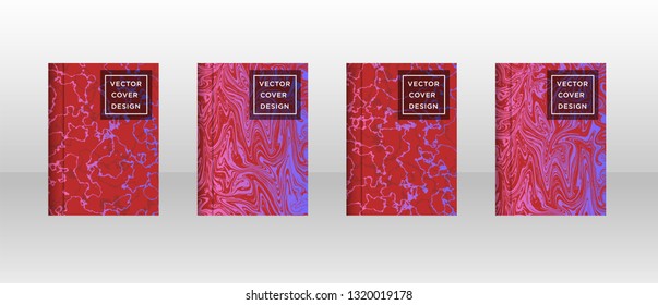 Mixture of acrylic paints. Liquid marble texture. Fluid art. Applicable for design cover, presentation, invitation, flyer, annual report, poster and business card, desing packaging - Vector