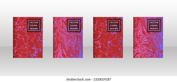 Mixture of acrylic paints. Liquid marble texture. Fluid art. Applicable for design cover, presentation, invitation, flyer, annual report, poster and business card, desing packaging - Vector
