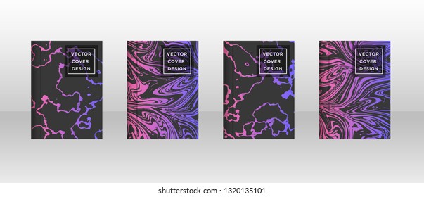 Mixture of acrylic paints. Liquid marble texture. Fluid art. Applicable for design cover, presentation, invitation, flyer, annual report, poster and business card, desing packaging - Vector