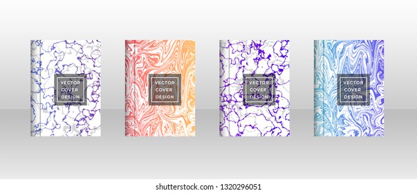 Mixture of acrylic paints. Liquid marble texture. Fluid art. Applicable for design cover, presentation, invitation, flyer, annual report, poster, desing packaging. Modern artwork - Vector