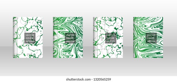 Mixture of acrylic paints. Liquid marble texture. Fluid art. Applicable for design cover, presentation, invitation, flyer, annual report, poster, desing packaging. Modern artwork - Vector