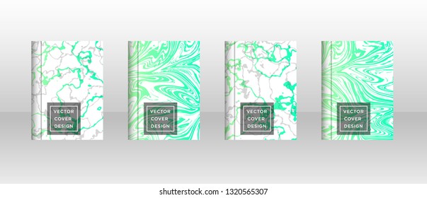 Mixture of acrylic paints. Liquid marble texture. Fluid art. Applicable for design cover, presentation, invitation, flyer, annual report, poster, desing packaging. Modern artwork - Vector