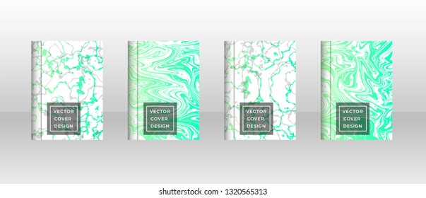 Mixture of acrylic paints. Liquid marble texture. Fluid art. Applicable for design cover, presentation, invitation, flyer, annual report, poster, desing packaging. Modern artwork - Vector