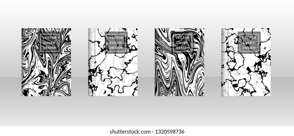 Mixture of acrylic paints. Liquid marble texture. Fluid art. Applicable for design cover, presentation, invitation, flyer, annual report, poster and business card, desing packaging - Vector