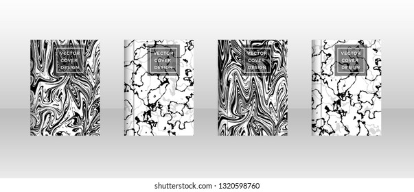 Mixture of acrylic paints. Liquid marble texture. Fluid art. Applicable for design cover, presentation, invitation, flyer, annual report, poster and business card, desing packaging - Vector