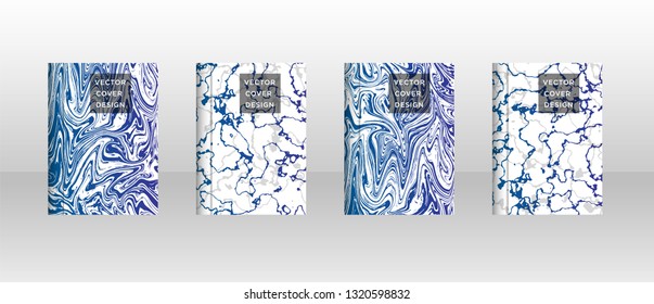 Mixture of acrylic paints. Liquid marble texture. Fluid art. Applicable for design cover, presentation, invitation, flyer, annual report, poster and business card, desing packaging - Vector