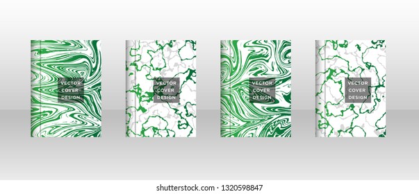 Mixture of acrylic paints. Liquid marble texture. Fluid art. Applicable for design cover, presentation, invitation, flyer, annual report, poster and business card, desing packaging - Vector