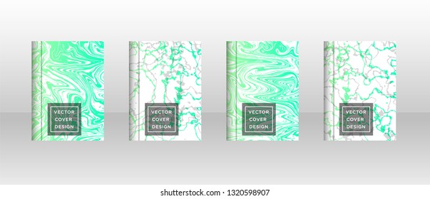 Mixture of acrylic paints. Liquid marble texture. Fluid art. Applicable for design cover, presentation, invitation, flyer, annual report, poster and business card, desing packaging - Vector