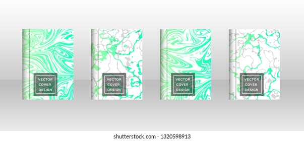 Mixture of acrylic paints. Liquid marble texture. Fluid art. Applicable for design cover, presentation, invitation, flyer, annual report, poster and business card, desing packaging - Vector