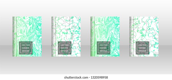 Mixture of acrylic paints. Liquid marble texture. Fluid art. Applicable for design cover, presentation, invitation, flyer, annual report, poster and business card, desing packaging - Vector