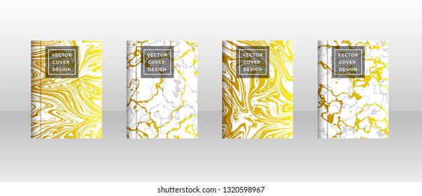 Mixture of acrylic paints. Liquid marble texture. Fluid art. Applicable for design cover, presentation, invitation, flyer, annual report, poster and business card, desing packaging - Vector