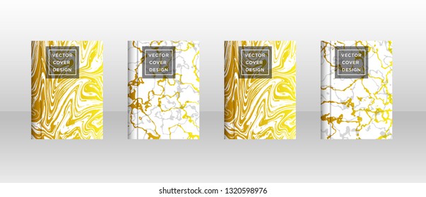 Mixture of acrylic paints. Liquid marble texture. Fluid art. Applicable for design cover, presentation, invitation, flyer, annual report, poster and business card, desing packaging - Vector