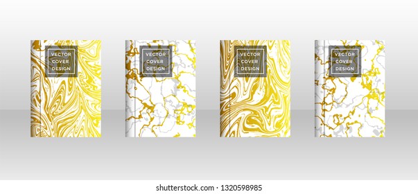 Mixture of acrylic paints. Liquid marble texture. Fluid art. Applicable for design cover, presentation, invitation, flyer, annual report, poster and business card, desing packaging - Vector