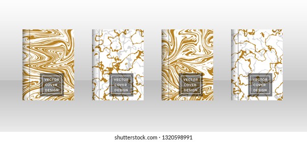 Mixture of acrylic paints. Liquid marble texture. Fluid art. Applicable for design cover, presentation, invitation, flyer, annual report, poster and business card, desing packaging - Vector