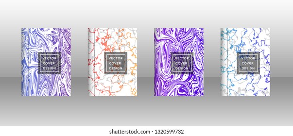 Mixture of acrylic paints. Liquid marble texture. Fluid art. Applicable for design cover, presentation, invitation, flyer, annual report, poster, desing packaging. Modern artwork - Vector