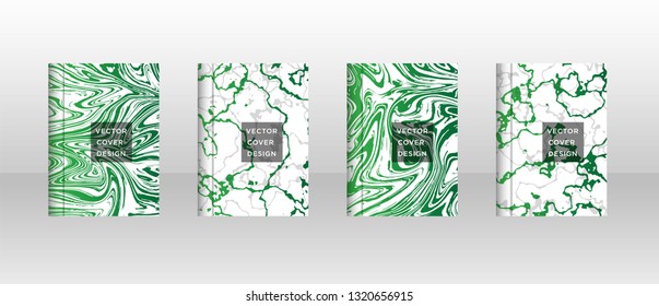 Mixture of acrylic paints. Liquid marble texture. Fluid art. Applicable for design cover, presentation, invitation, flyer, annual report, poster and business card, desing packaging - Vector