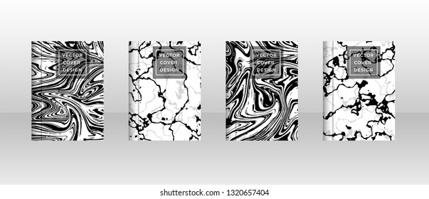 Mixture of acrylic paints. Liquid marble texture. Fluid art. Applicable for design cover, presentation, invitation, flyer, annual report, poster and business card, desing packaging - Vector