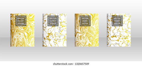 Mixture of acrylic paints. Liquid marble texture. Fluid art. Applicable for design cover, presentation, invitation, flyer, annual report, poster and business card, desing packaging - Vector