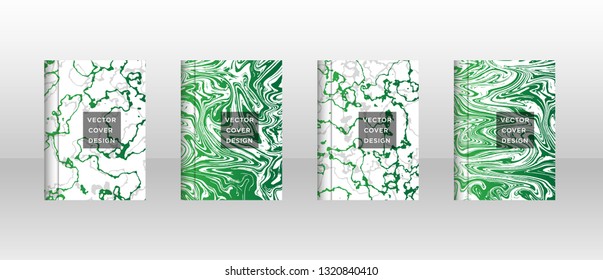 Mixture of acrylic paints. Liquid marble texture. Fluid art. Applicable for design cover, presentation, invitation, flyer, annual report, poster and business card, desing packaging - Vector