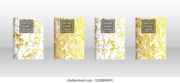Mixture of acrylic paints. Liquid marble texture. Fluid art. Applicable for design cover, presentation, invitation, flyer, annual report, poster and business card, desing packaging - Vector