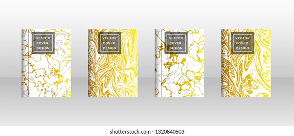 Mixture of acrylic paints. Liquid marble texture. Fluid art. Applicable for design cover, presentation, invitation, flyer, annual report, poster and business card, desing packaging - Vector