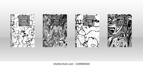 Mixture of acrylic paints. Liquid marble texture. Fluid art. Applicable for design cover, presentation, invitation, flyer, annual report, poster and business card, desing packaging - Vector