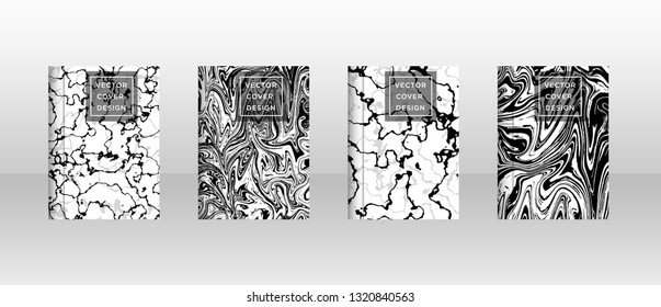 Mixture of acrylic paints. Liquid marble texture. Fluid art. Applicable for design cover, presentation, invitation, flyer, annual report, poster and business card, desing packaging - Vector