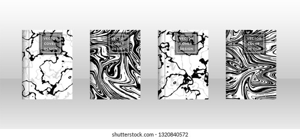 Mixture of acrylic paints. Liquid marble texture. Fluid art. Applicable for design cover, presentation, invitation, flyer, annual report, poster and business card, desing packaging - Vector