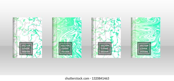 Mixture of acrylic paints. Liquid marble texture. Fluid art. Applicable for design cover, presentation, invitation, flyer, annual report, poster and business card, desing packaging - Vector