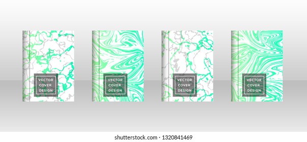 Mixture of acrylic paints. Liquid marble texture. Fluid art. Applicable for design cover, presentation, invitation, flyer, annual report, poster and business card, desing packaging - Vector