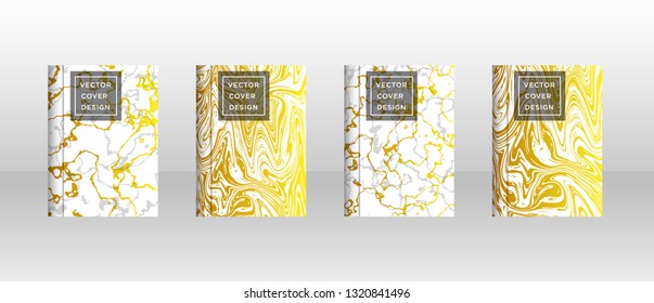 Mixture of acrylic paints. Liquid marble texture. Fluid art. Applicable for design cover, presentation, invitation, flyer, annual report, poster and business card, desing packaging - Vector