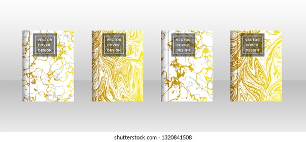 Mixture of acrylic paints. Liquid marble texture. Fluid art. Applicable for design cover, presentation, invitation, flyer, annual report, poster and business card, desing packaging - Vector
