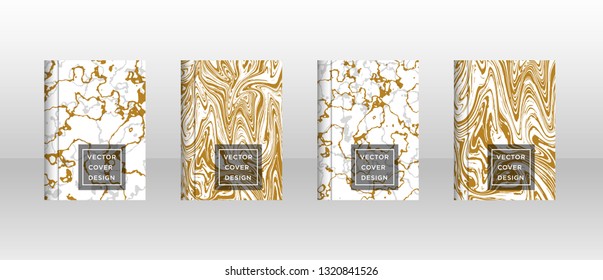 Mixture of acrylic paints. Liquid marble texture. Fluid art. Applicable for design cover, presentation, invitation, flyer, annual report, poster and business card, desing packaging - Vector