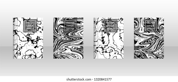 Mixture of acrylic paints. Liquid marble texture. Fluid art. Applicable for design cover, presentation, invitation, flyer, annual report, poster and business card, desing packaging - Vector