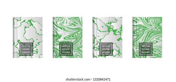 Mixture of acrylic paints. Liquid marble texture. Fluid art. Applicable for design cover, presentation, invitation, flyer, annual report, poster and business card, desing packaging - Vector