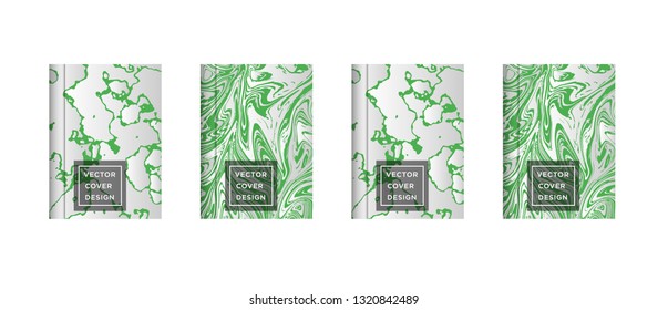 Mixture of acrylic paints. Liquid marble texture. Fluid art. Applicable for design cover, presentation, invitation, flyer, annual report, poster and business card, desing packaging - Vector