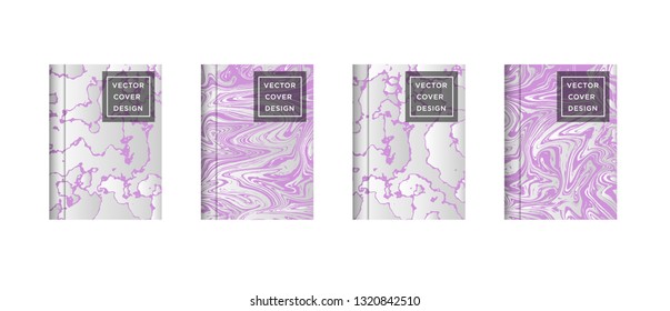 Mixture of acrylic paints. Liquid marble texture. Fluid art. Applicable for design cover, presentation, invitation, flyer, annual report, poster and business card, desing packaging - Vector