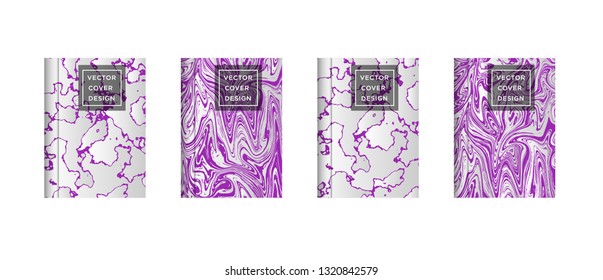 Mixture of acrylic paints. Liquid marble texture. Fluid art. Applicable for design cover, presentation, invitation, flyer, annual report, poster and business card, desing packaging - Vector