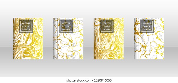 Mixture of acrylic paints. Liquid marble texture. Fluid art. Applicable for design cover, presentation, invitation, flyer, annual report, poster and business card, desing packaging - Vector