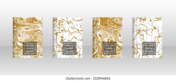 Mixture of acrylic paints. Liquid marble texture. Fluid art. Applicable for design cover, presentation, invitation, flyer, annual report, poster and business card, desing packaging - Vector