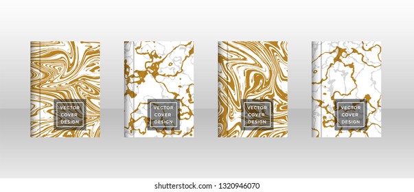 Mixture of acrylic paints. Liquid marble texture. Fluid art. Applicable for design cover, presentation, invitation, flyer, annual report, poster and business card, desing packaging - Vector