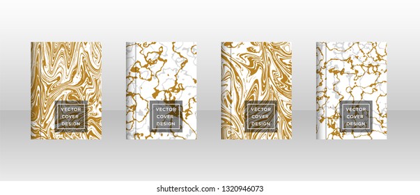 Mixture of acrylic paints. Liquid marble texture. Fluid art. Applicable for design cover, presentation, invitation, flyer, annual report, poster and business card, desing packaging - Vector