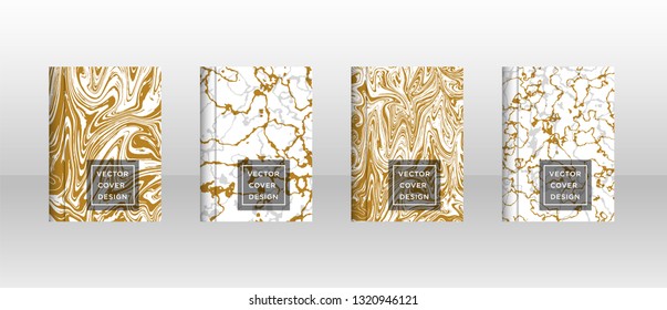Mixture of acrylic paints. Liquid marble texture. Fluid art. Applicable for design cover, presentation, invitation, flyer, annual report, poster and business card, desing packaging - Vector