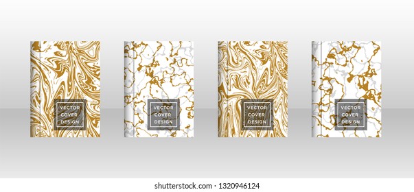 Mixture of acrylic paints. Liquid marble texture. Fluid art. Applicable for design cover, presentation, invitation, flyer, annual report, poster and business card, desing packaging - Vector