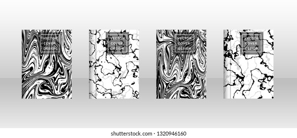 Mixture of acrylic paints. Liquid marble texture. Fluid art. Applicable for design cover, presentation, invitation, flyer, annual report, poster and business card, desing packaging - Vector