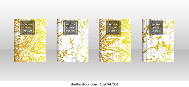 Mixture of acrylic paints. Liquid marble texture. Fluid art. Applicable for design cover, presentation, invitation, flyer, annual report, poster and business card, desing packaging - Vector